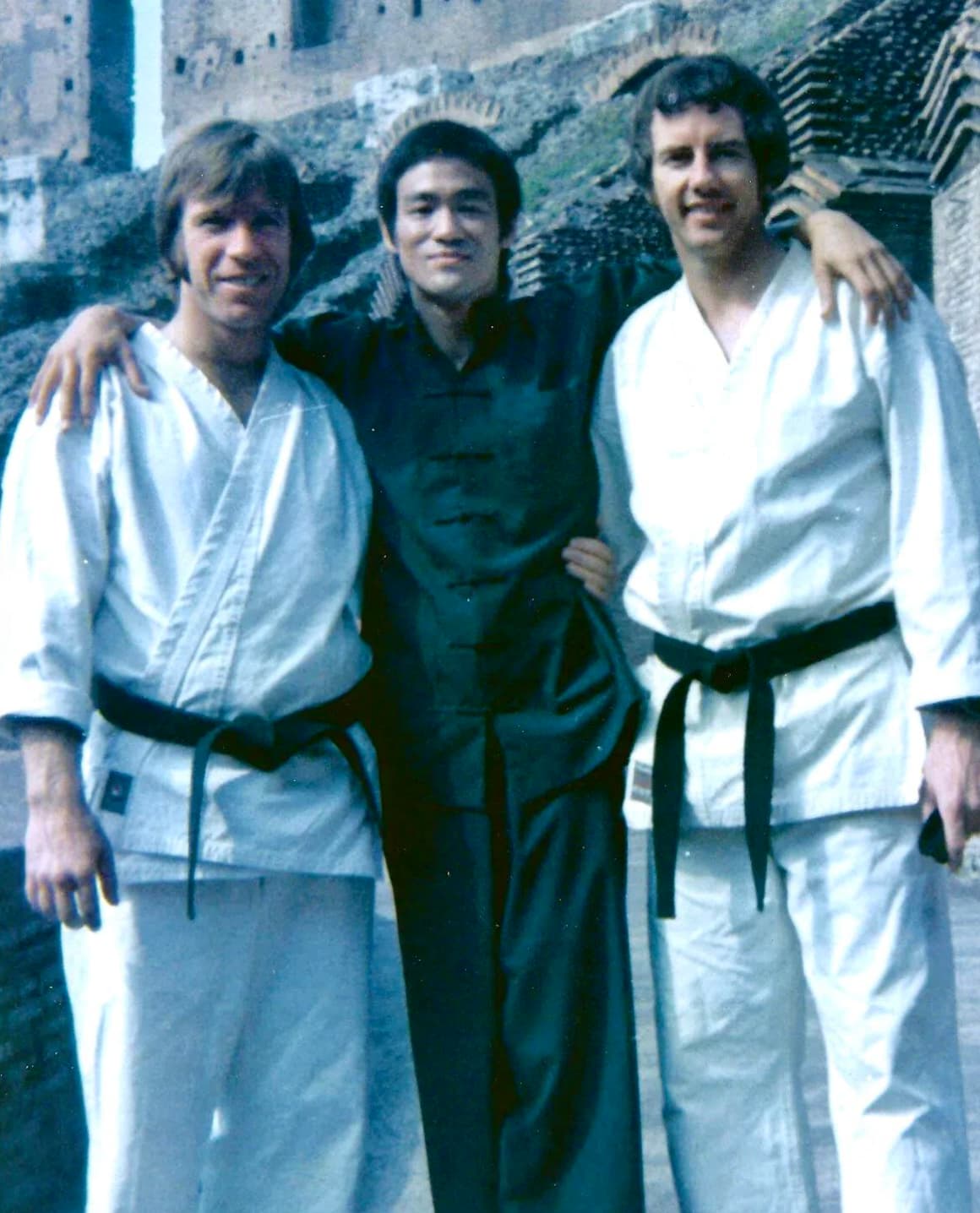 bruce lee and chuck norris